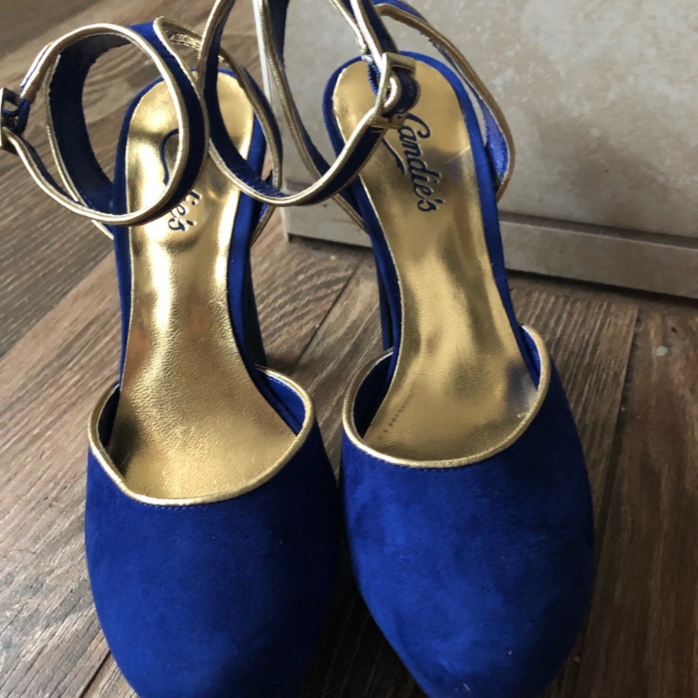 Royal blue Candies heels